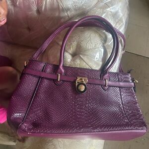 Elegant Purple Handbag